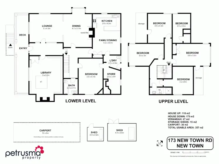 Floorplan of Homely house listing, 173 New Town Road, New Town TAS 7008