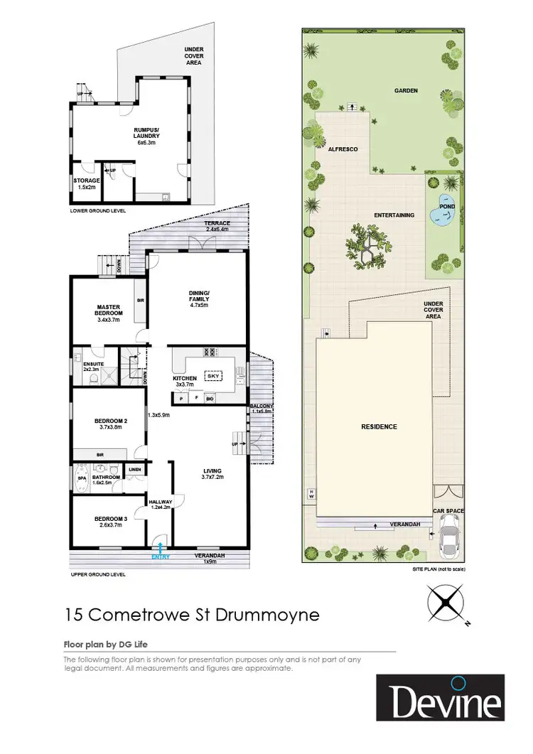 Floorplan of Homely house listing, 15 Cometrowe Street, Drummoyne NSW 2047