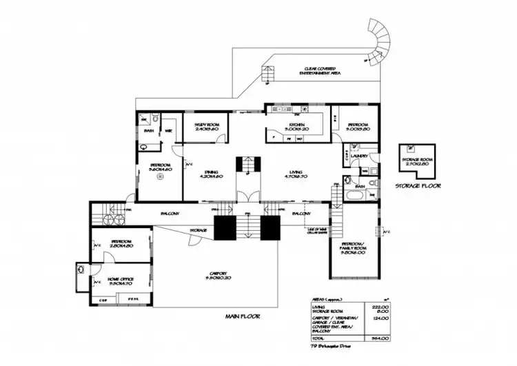 Floorplan of Homely house listing, 79 Birksgate Drive, Urrbrae SA 5064