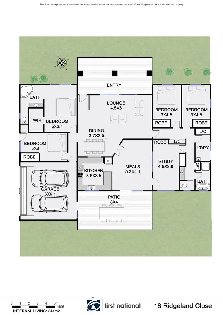 Floorplan of Homely house listing, 18 Ridgeland Close, Richmond Hill NSW 2480
