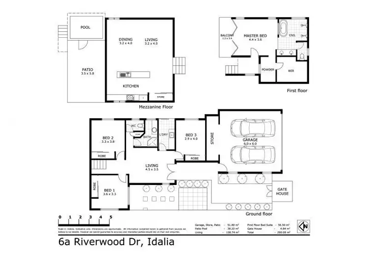 Floorplan of Homely house listing, 6a Riverwood Drive, Idalia QLD 4811
