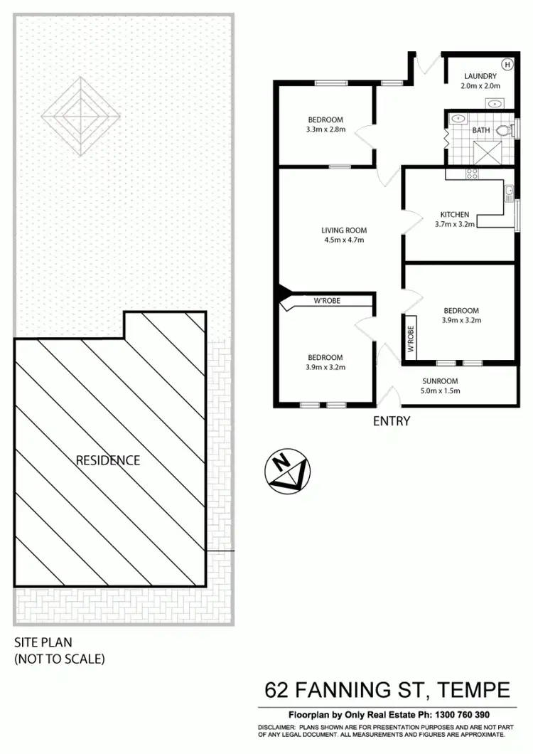 Floorplan of Homely house listing, 62 Fanning Street, Tempe NSW 2044