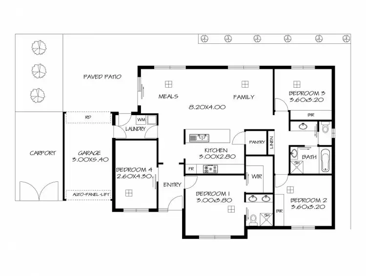 Floorplan of Homely house listing, 6 Scone Road, Windsor Gardens SA 5087