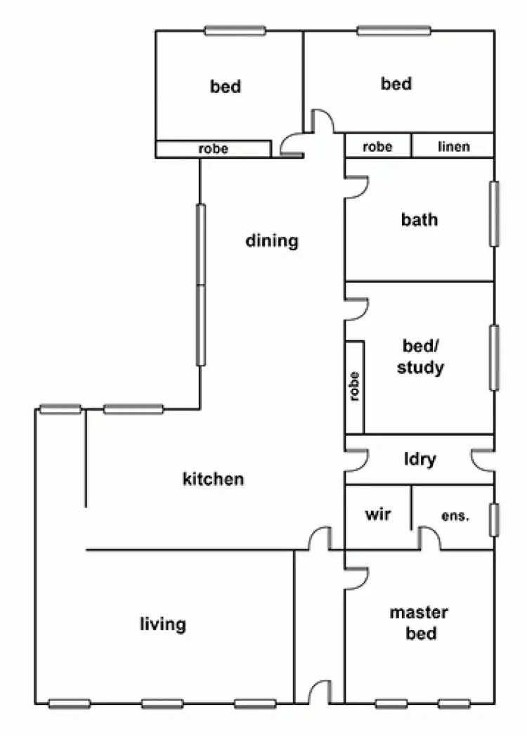 Floorplan of Homely house listing, 20 Fechler Avenue, Horsham VIC 3400