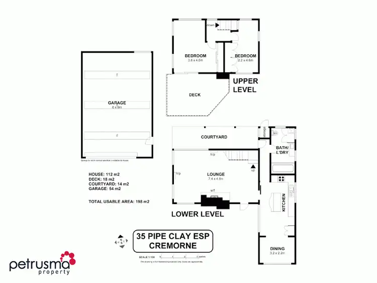 Floorplan of Homely house listing, 35 Pipe Clay Esplanade, Cremorne TAS 7024