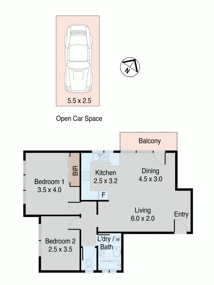Floorplan of Homely unit listing, 15/6 Pigott Street, Dulwich Hill NSW 2203
