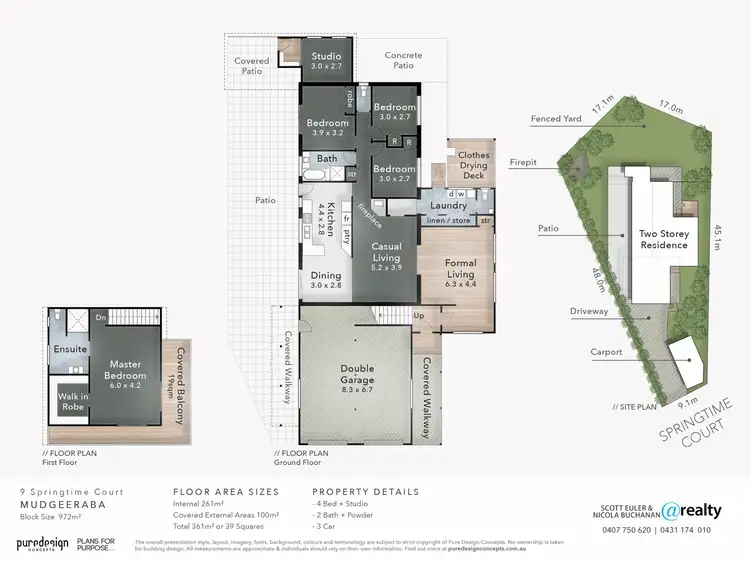 Floorplan of Homely house listing, 9 Springtime Court, Mudgeeraba QLD 4213
