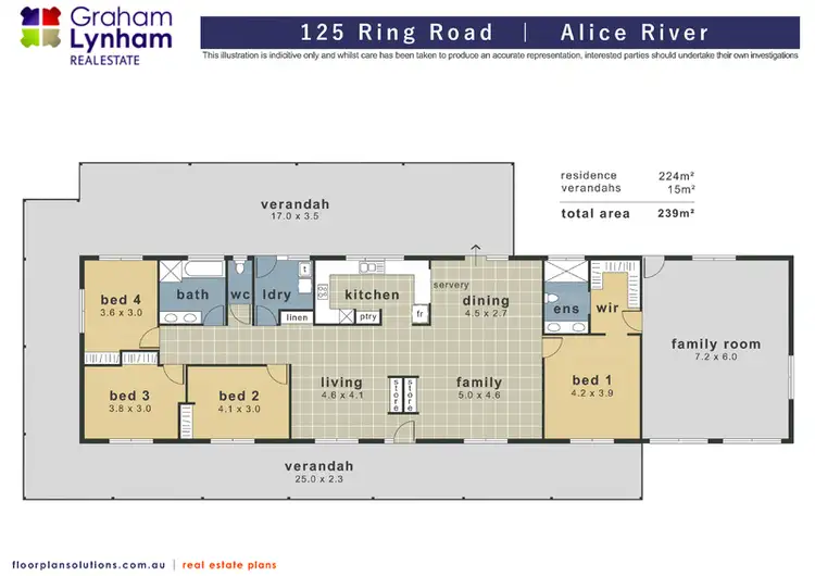 Floorplan of Homely house listing, 125 Ring Road, Alice River QLD 4817