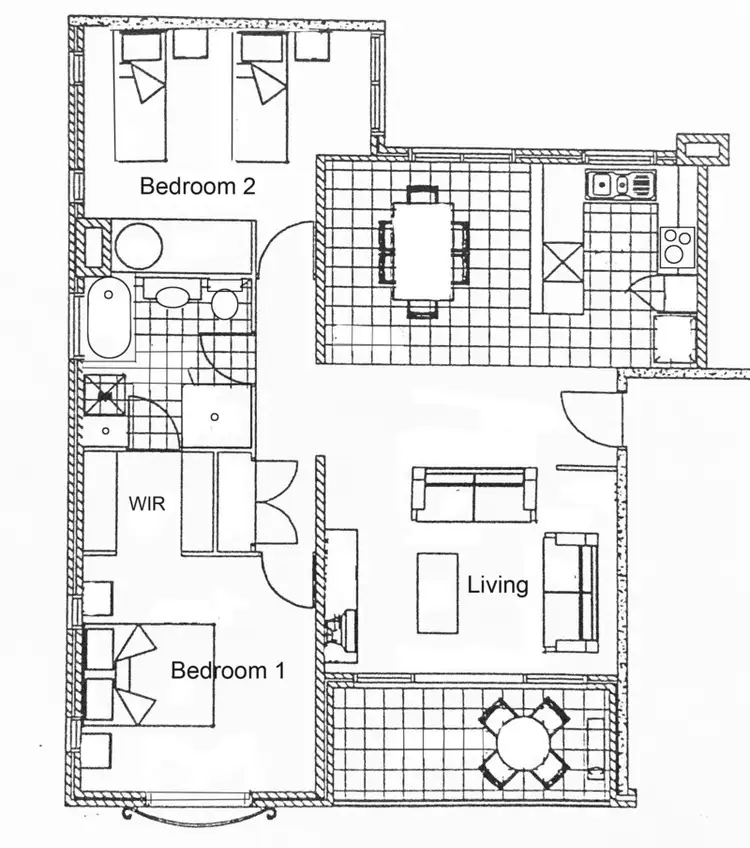Floorplan of Homely apartment listing, 8/146 Thompson Ave, Cowes VIC 3922