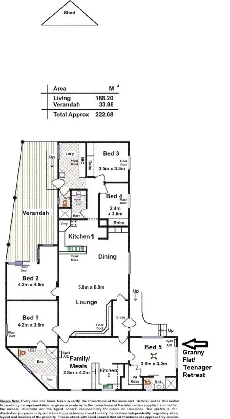 Floorplan of Homely house listing, Address available on request