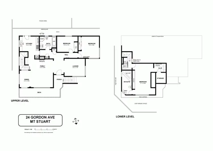 Floorplan of Homely house listing, 24 Gordon Avenue, Mount Stuart TAS 7000
