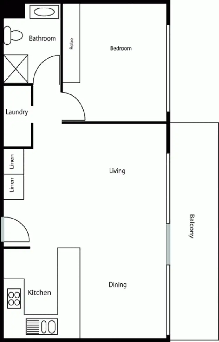 Floorplan of Homely apartment listing, 11/47 Blackall Street, Barton ACT 2600