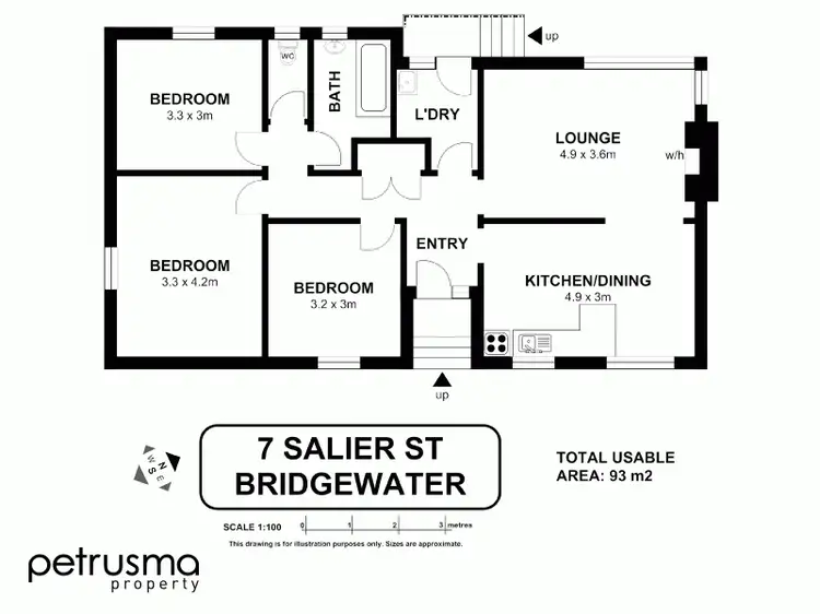 Floorplan of Homely house listing, 7 Salier Street, Bridgewater TAS 7030