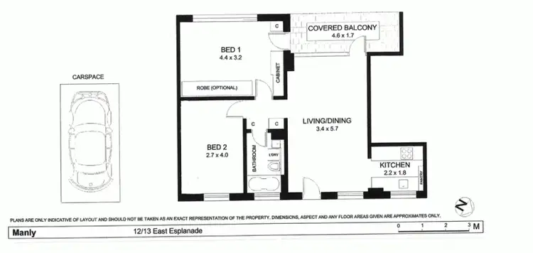 Floorplan of Homely unit listing, 12/13 East Esplanade, Manly NSW 2095