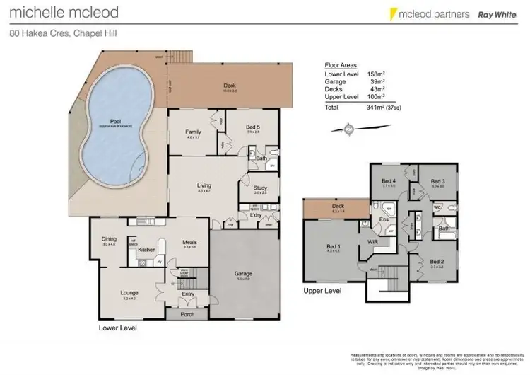 Floorplan of Homely house listing, 80 Hakea Crescent, Chapel Hill QLD 4069