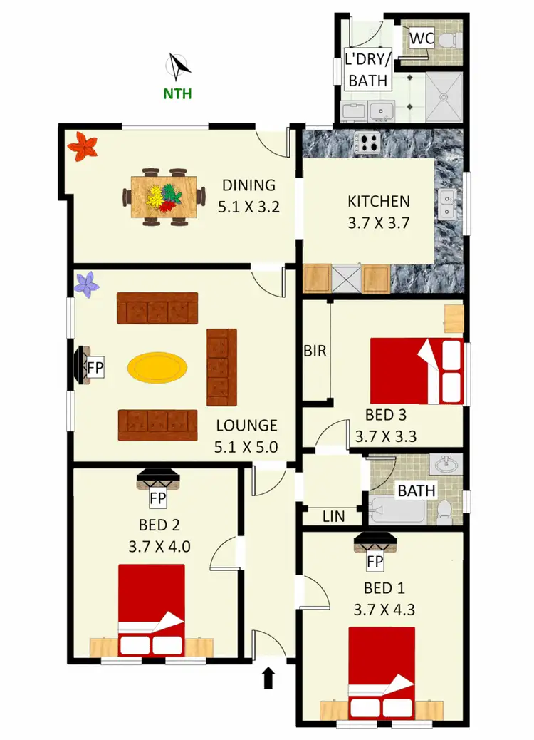 Floorplan of Homely house listing, 36 Howard Street, Canterbury NSW 2193