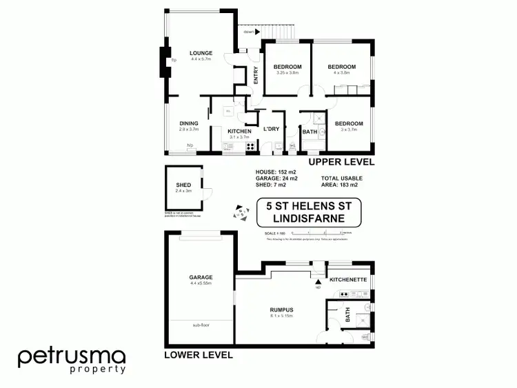 Floorplan of Homely house listing, 5 St Helens Street, Lindisfarne TAS 7015