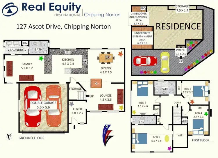 Floorplan of Homely house listing, 127 Ascot Drive, Chipping Norton NSW 2170