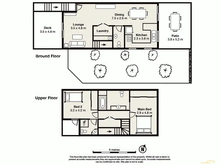 Floorplan of Homely townhouse listing, 6/178 Juliette St, Greenslopes QLD 4120