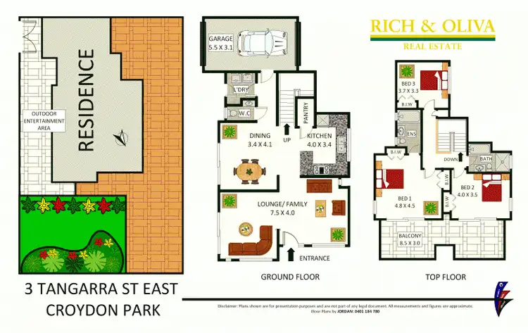 Floorplan of Homely house listing, 3 Tangarra Street East, Croydon Park NSW 2133