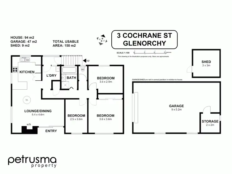 Floorplan of Homely house listing, 3 Cochrane Street, Glenorchy TAS 7010