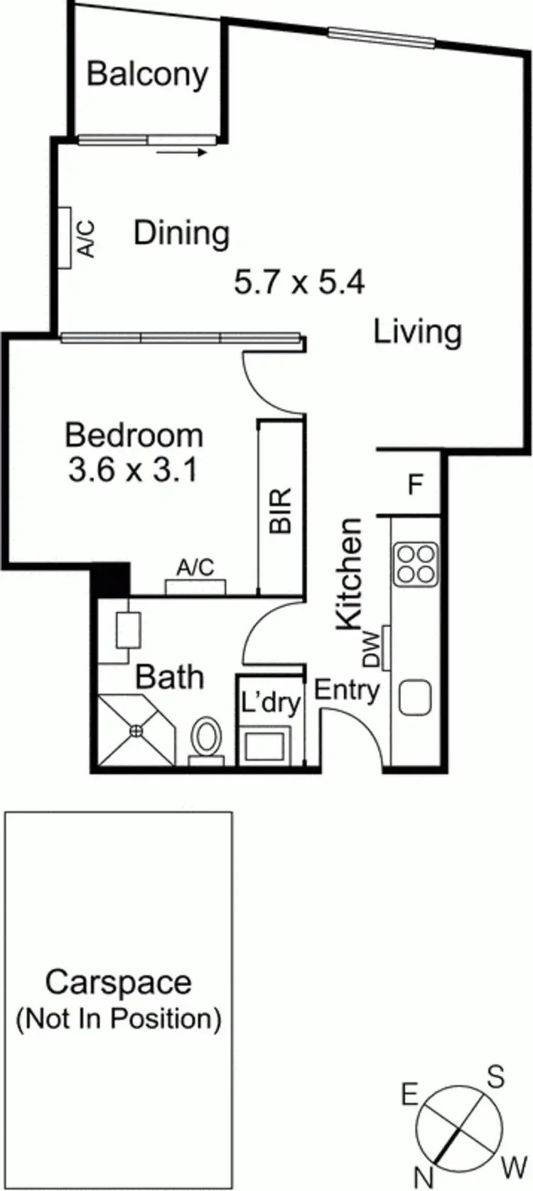 Floorplan of Homely apartment listing, 311/594 St Kilda Road, Melbourne VIC 3004