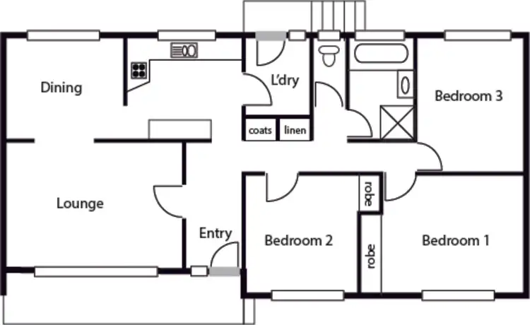 Floorplan of Homely house listing, 18 Eleanora Street, Fisher ACT 2611
