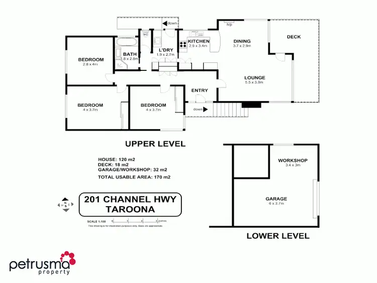 Floorplan of Homely house listing, 201 Channel Highway, Taroona TAS 7053