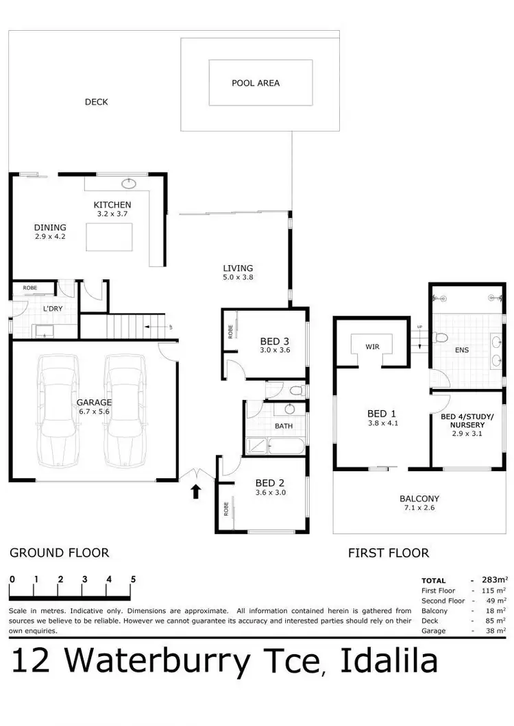 Floorplan of Homely house listing, 12 Waterbury Terrace, Idalia QLD 4811