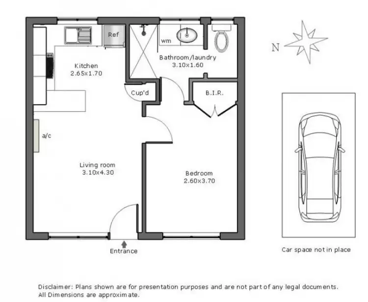 Floorplan of Homely apartment listing, 12/57 Kingsville St, Kingsville VIC 3012