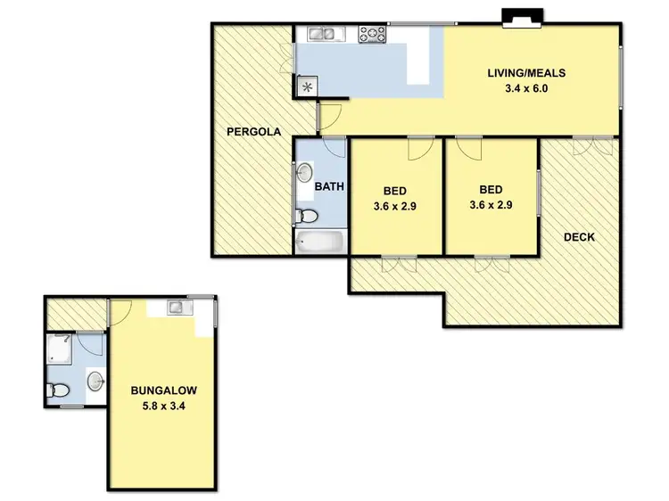 Floorplan of Homely house listing, 49 Deans Marsh Road, Lorne VIC 3232