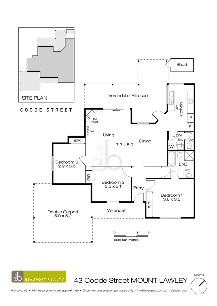 Floorplan of Homely house listing, 43 Coode Street, Mount Lawley WA 6050