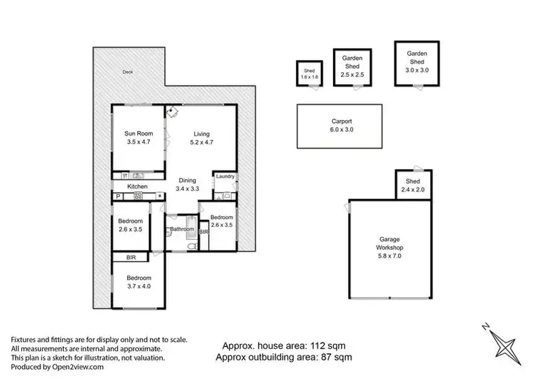 Floorplan of Homely house listing, 26 Charlotte Cove Road, Charlotte Cove TAS 7112