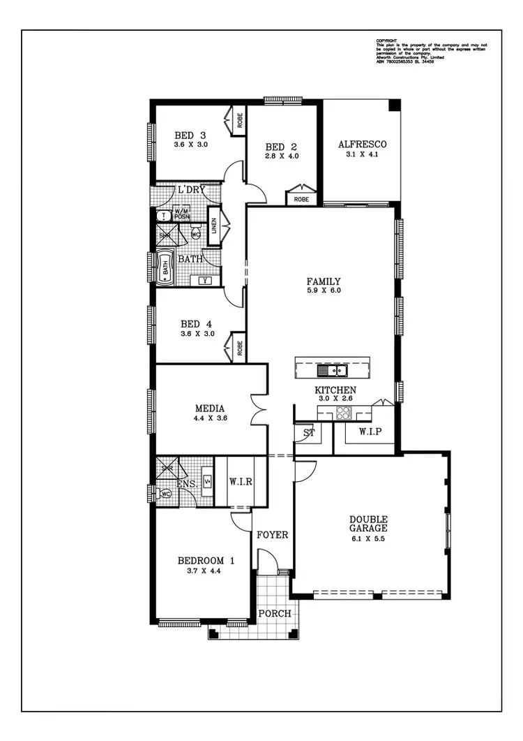 Floorplan of Homely house listing, Address available on request