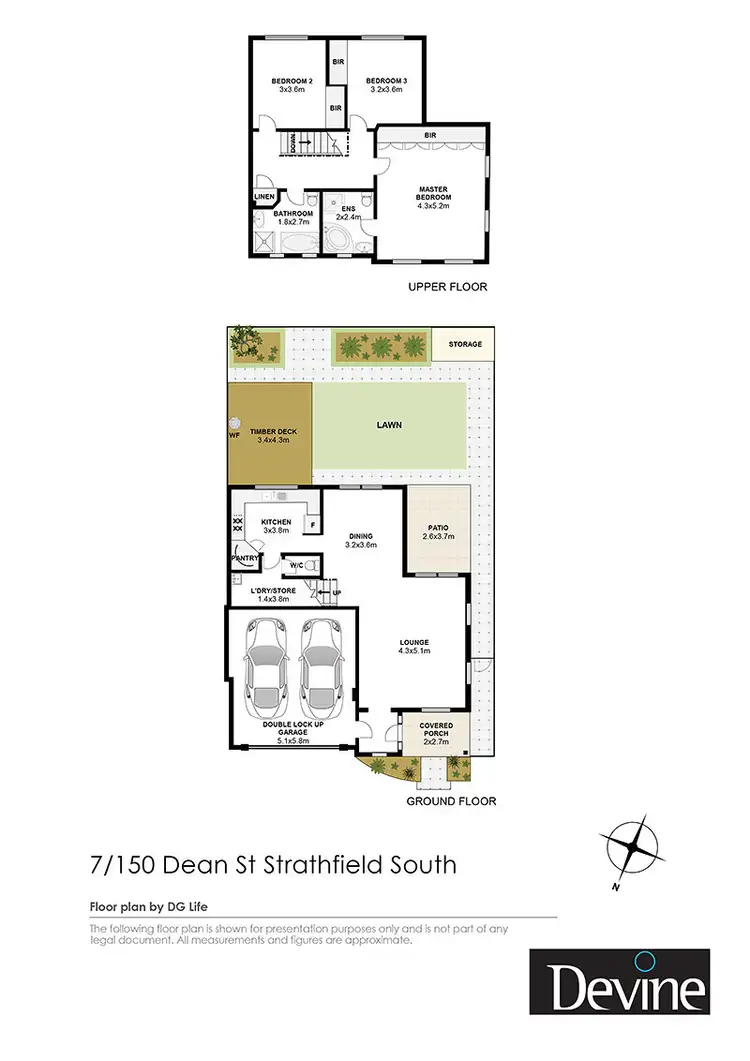 Floorplan of Homely townhouse listing, 7/150 Dean Street, Strathfield South NSW 2136