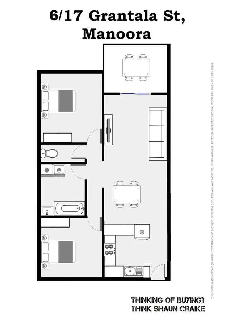 Floorplan of Homely apartment listing, 6/17 Grantala St, Manoora QLD 4870