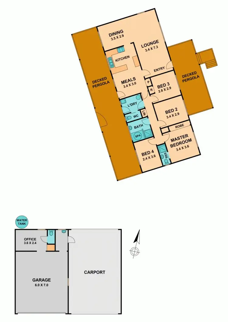 Floorplan of Homely house listing, 9 STATION STREET, Pyalong VIC 3521