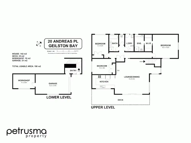 Floorplan of Homely house listing, 20 Andreas Place, Geilston Bay TAS 7015