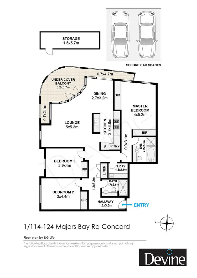 Floorplan of Homely apartment listing, 1/114 Majors Bay Road, Concord NSW 2137