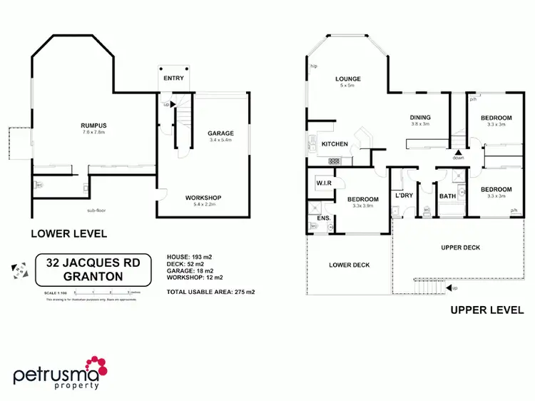 Floorplan of Homely house listing, 32 Jacques Road, Granton TAS 7030