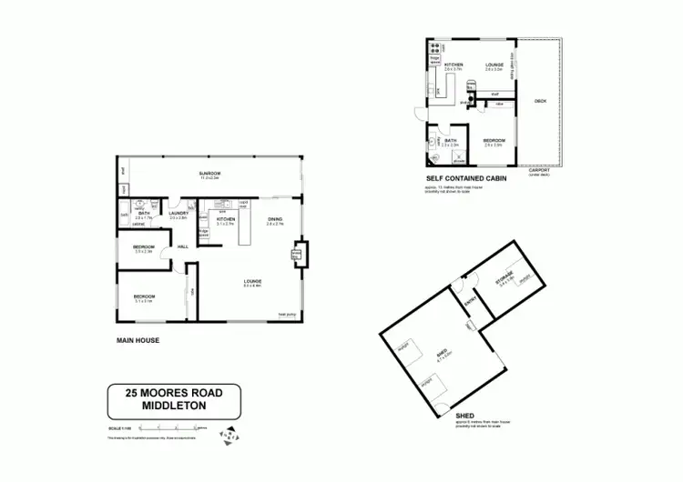 Floorplan of Homely house listing, 25 Moores Road, Middleton TAS 7163