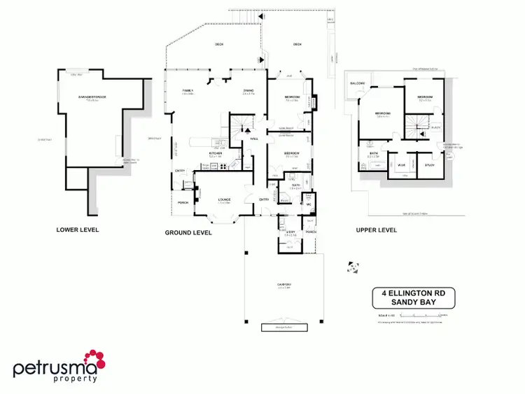 Floorplan of Homely house listing, 4 Ellington Road, Sandy Bay TAS 7005