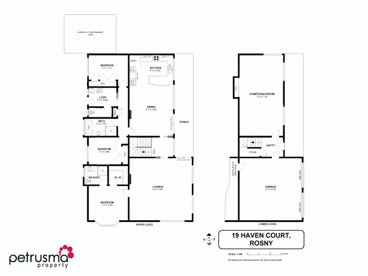 Floorplan of Homely house listing, 19 Haven Court, Rosny TAS 7018