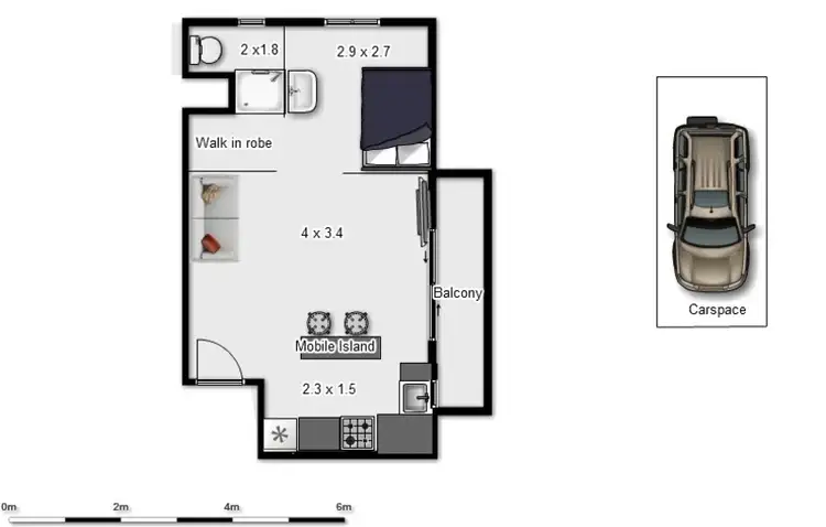 Floorplan of Homely apartment listing, 12/115 Oaks Avenue, Dee Why NSW 2099