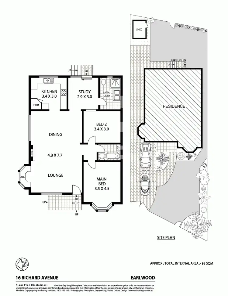 Floorplan of Homely house listing, 16 Richard Avenue, Earlwood NSW 2206