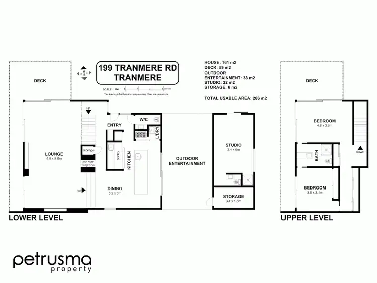 Floorplan of Homely house listing, 199 Tranmere Road, Tranmere TAS 7018