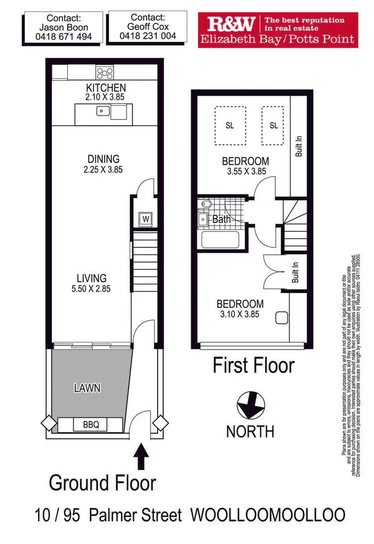 Floorplan of Homely apartment listing, 10/95 Palmer Street, Woolloomooloo NSW 2011