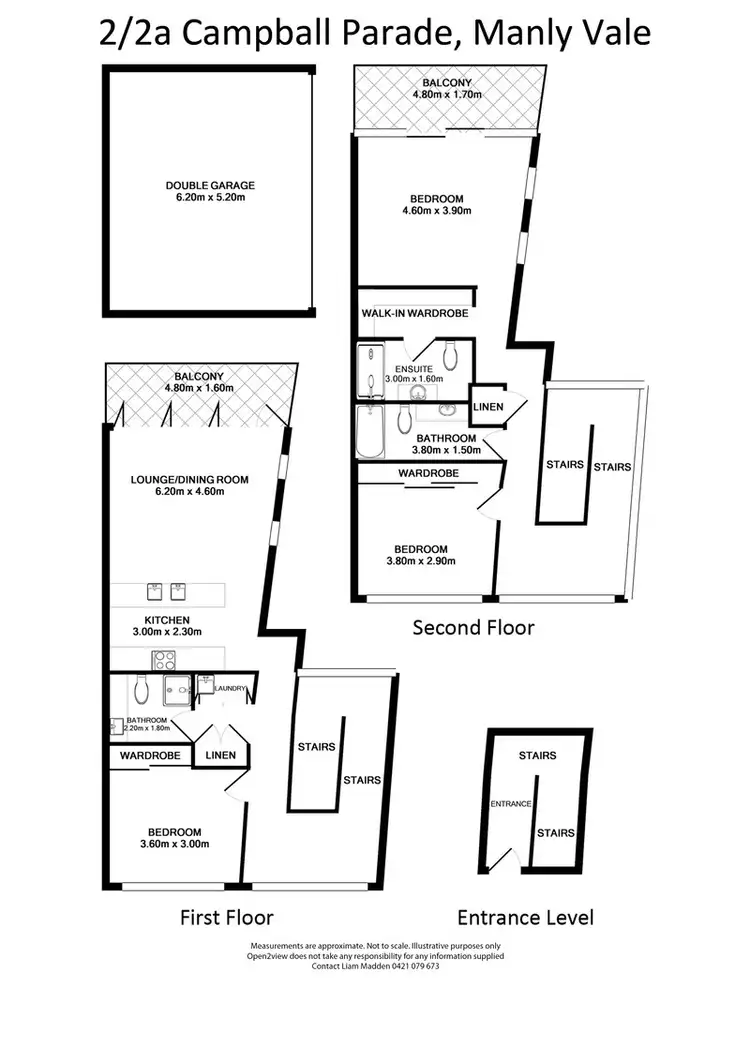 Floorplan of Homely apartment listing, 2/2a Campbell Parade, Manly Vale NSW 2093