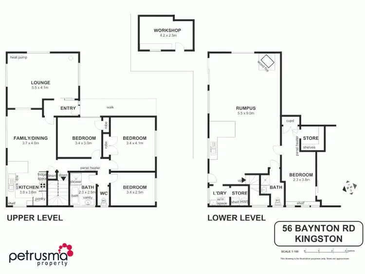Floorplan of Homely house listing, 56 Baynton Street, Kingston TAS 7050