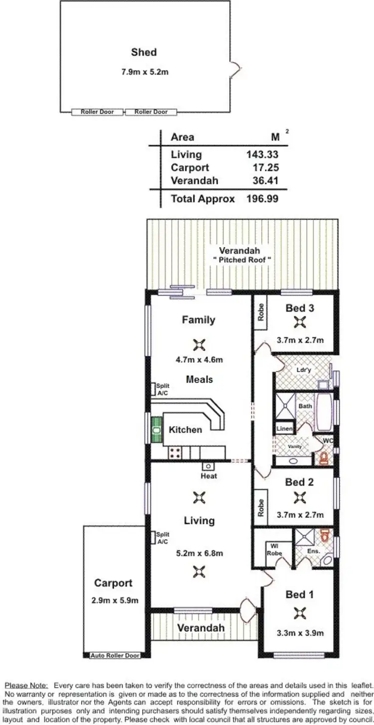 Floorplan of Homely house listing, Address available on request
